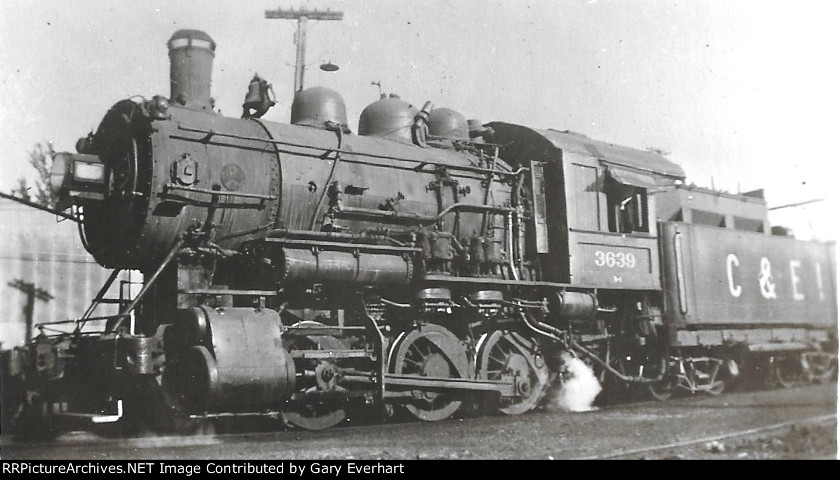 CEI 0-6-0 #3639 - Chicago & Easteern Illinois